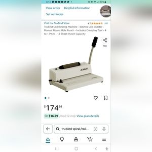 Trubind binding machine